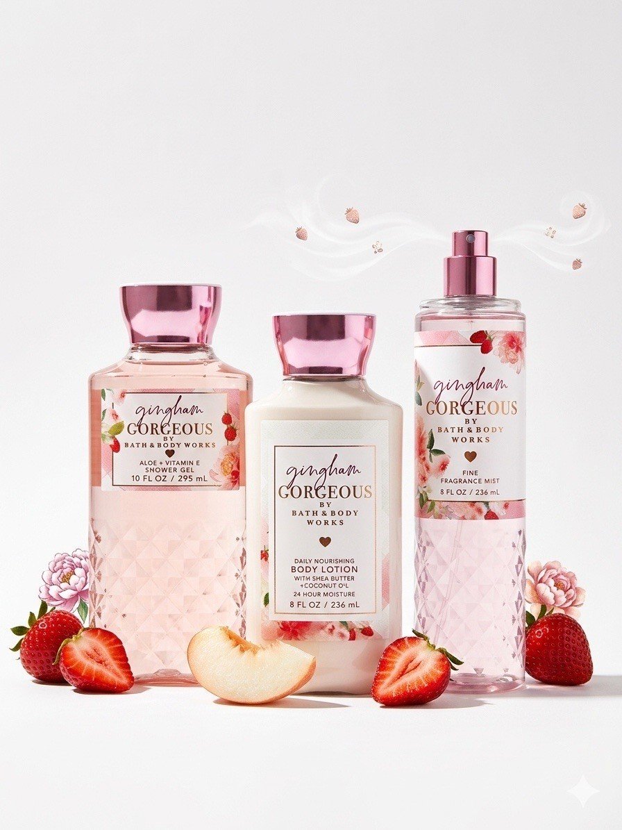 GINGHAM GORGEOUS 3 IN 1 SET