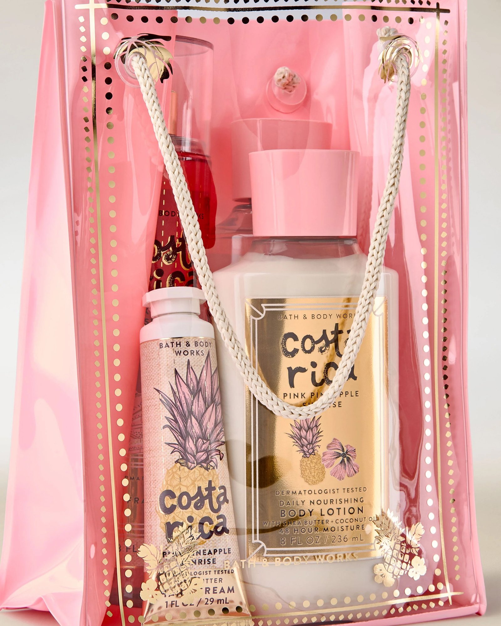 Bath and body Works 3 IN 1 PINK APPLE SUNRISE GIFTSET