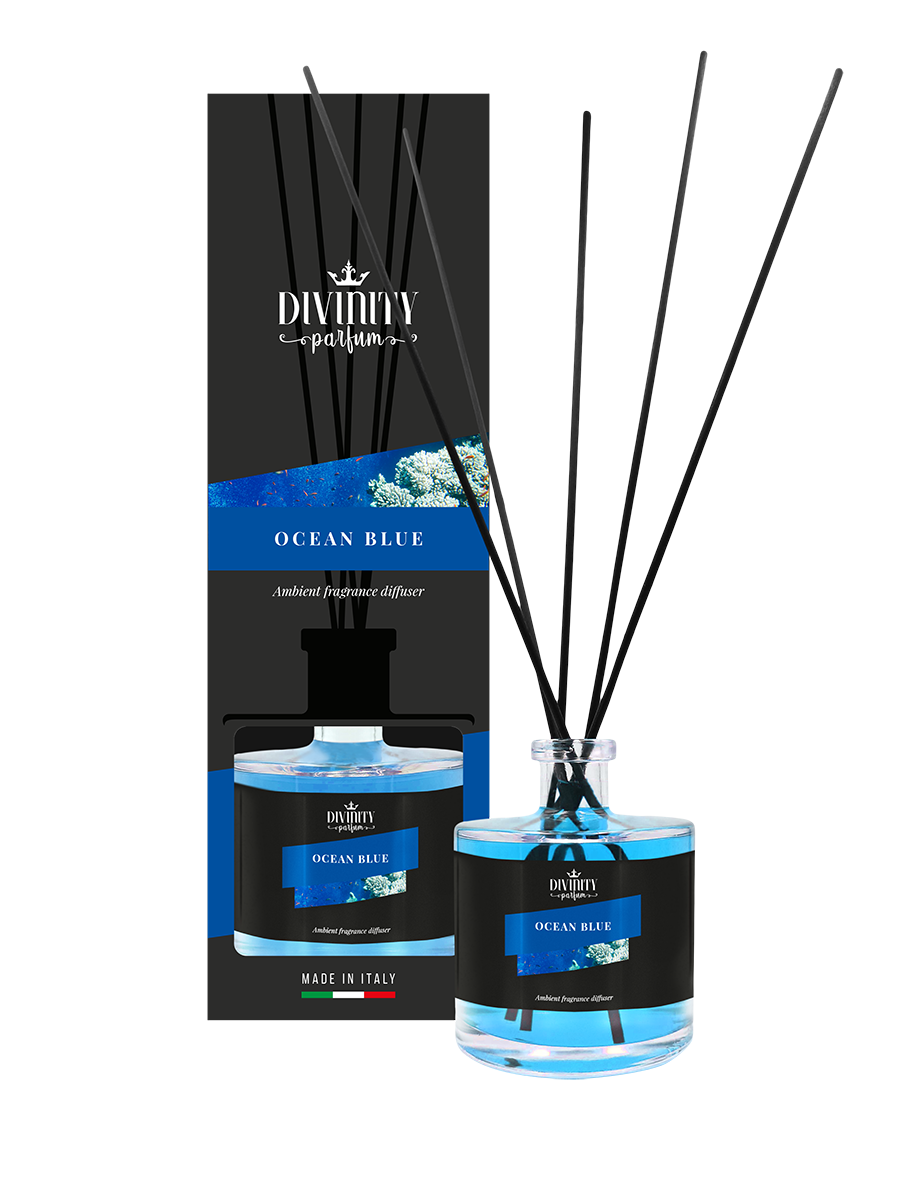 500ML DIVINITY OCEAN BLUE REED DIFFUSER