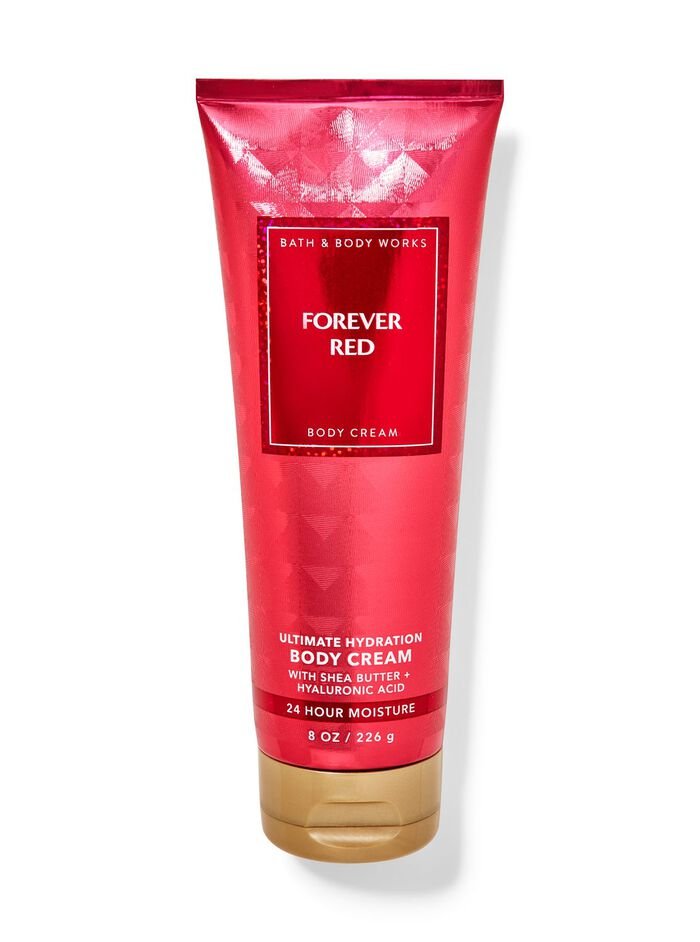 Bath& Bodyworks Forever Red body cream